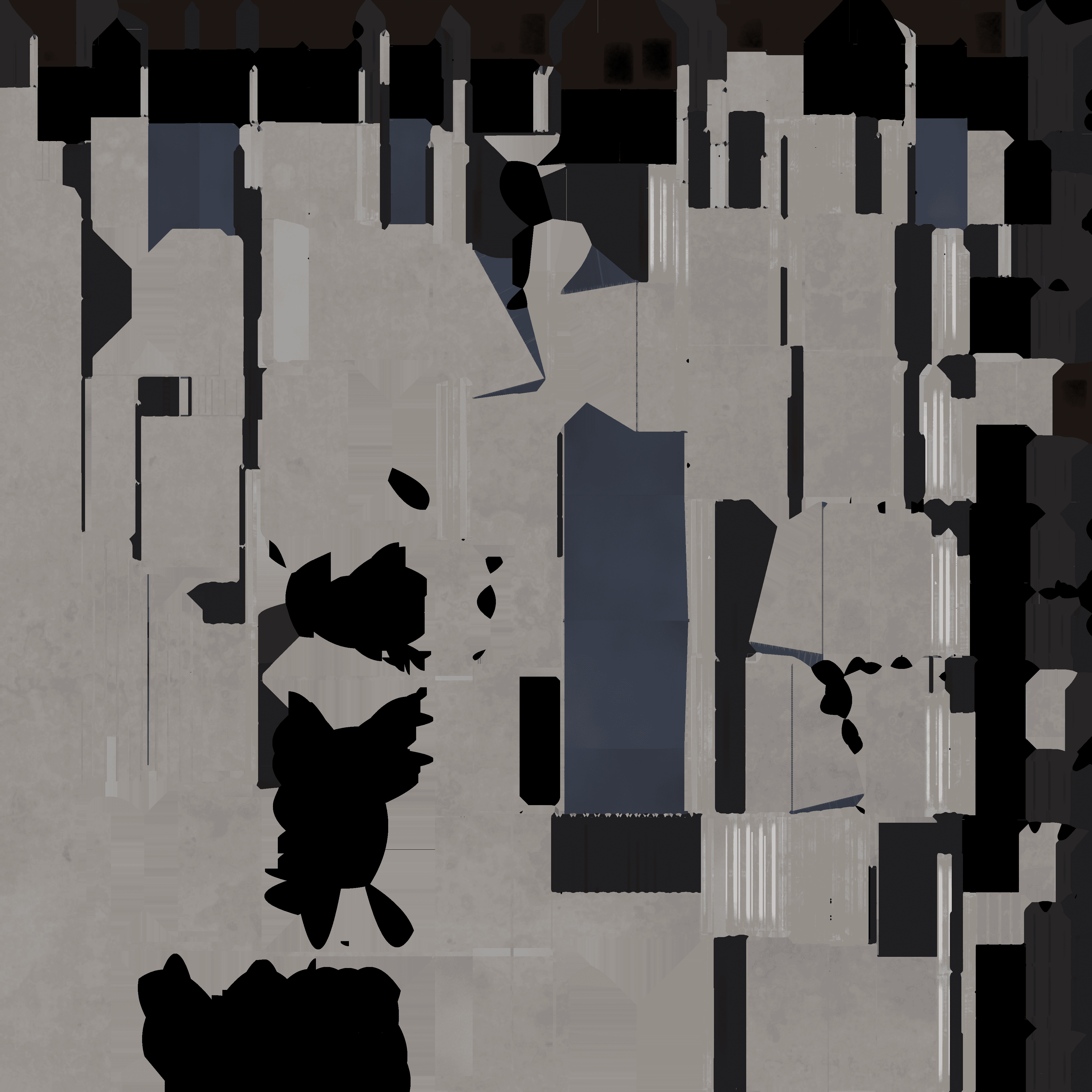 Base Color texture map supplied with the facade study.